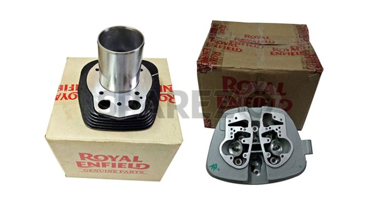 Royal Enfield Classic 350cc Cylinder Head & Barrel - Piston Assembly